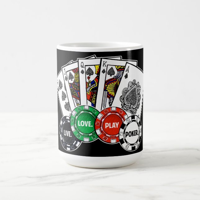 Poker v1 coffee mug (Center)