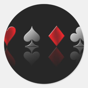 poker-wallpaper-6 classic round sticker