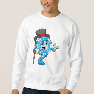 Poker with Poker chips Sweatshirt