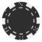pokerchip sticker black