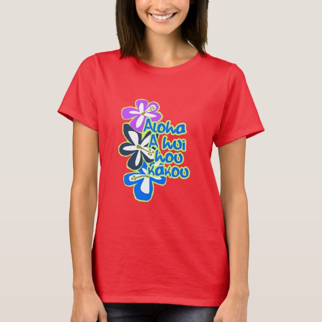 Pokii Flower Gals Tees (Front)