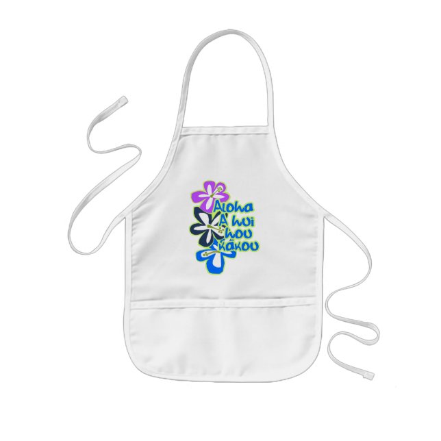 Pokii Flower Kid's Aprons (Front)