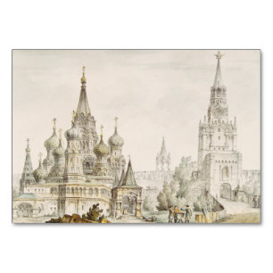 Pokrovsky Cathedral and Spasskaya Tower Table Number