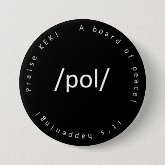 /POL/ 7.5 CM ROUND BADGE (Front)