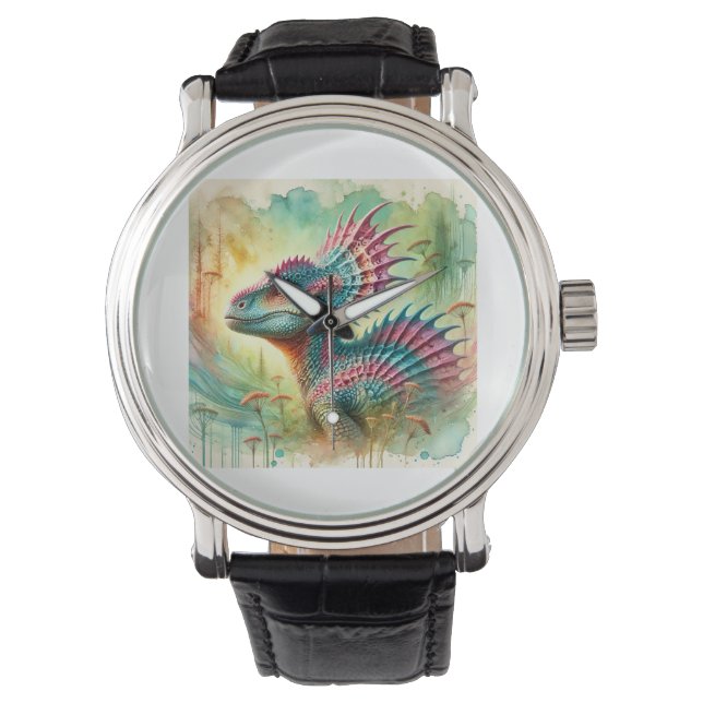 Polacanthus 020924AREF122 - Watercolor Watch (Front)
