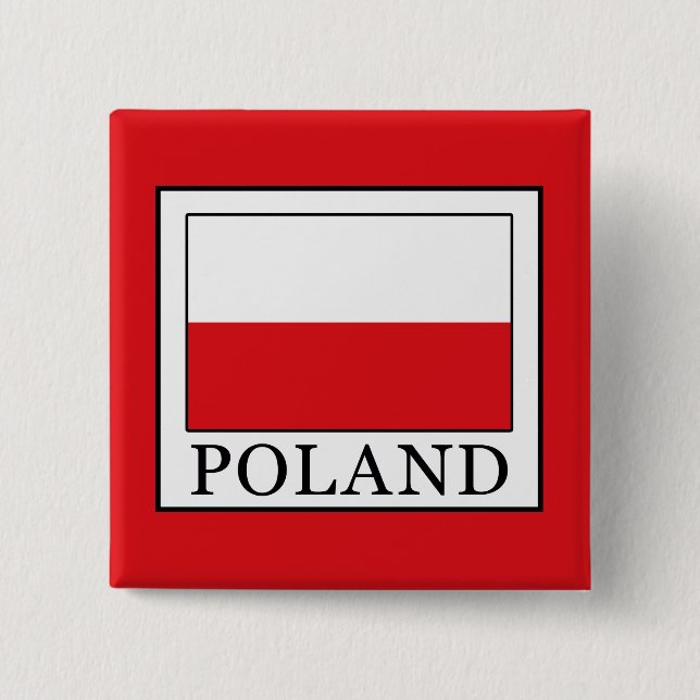 Poland 15 Cm Square Badge (Front)
