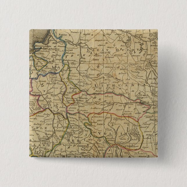 Poland 4 15 cm square badge (Front)