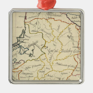 Poland 4 metal tree decoration