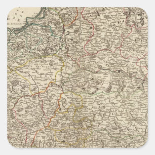 Poland 8 square sticker