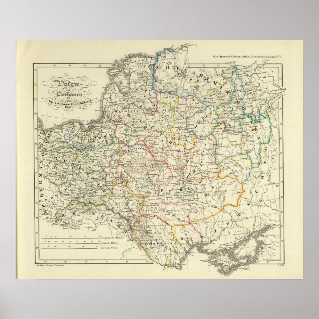 Poland and Lithuania 1125-1386 Poster (Front)
