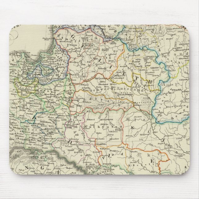 Poland and Lithuania 1386-1572 Mouse Mat (Front)