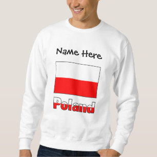 Poland and Polish Flag Personalised  Sweatshirt