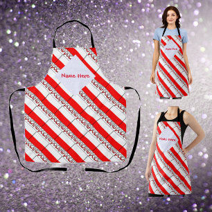 Poland and Polish Flag Tiled Personalised  Apron
