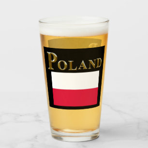 POLAND BEER GLASS