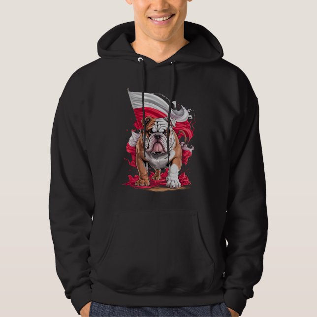 Poland Bulldogs Dog Lover Gift Cute Design for Pet Hoodie (Front)