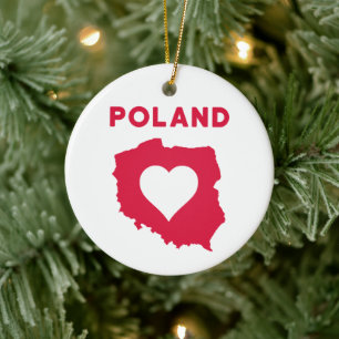 Poland Ceramic Tree Decoration