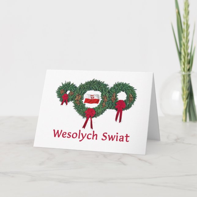 Poland Christmas 2 Holiday Card (Front)