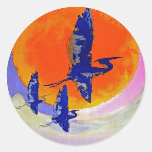 Poland Classic Round Sticker