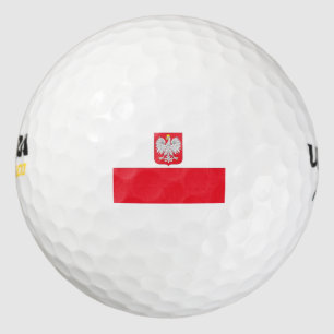 Poland Coat of Arms Flag Golf Balls