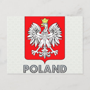 Poland Coat of Arms Postcard