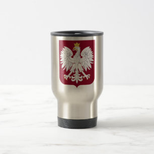 Poland Coat of Arms Travel Mug