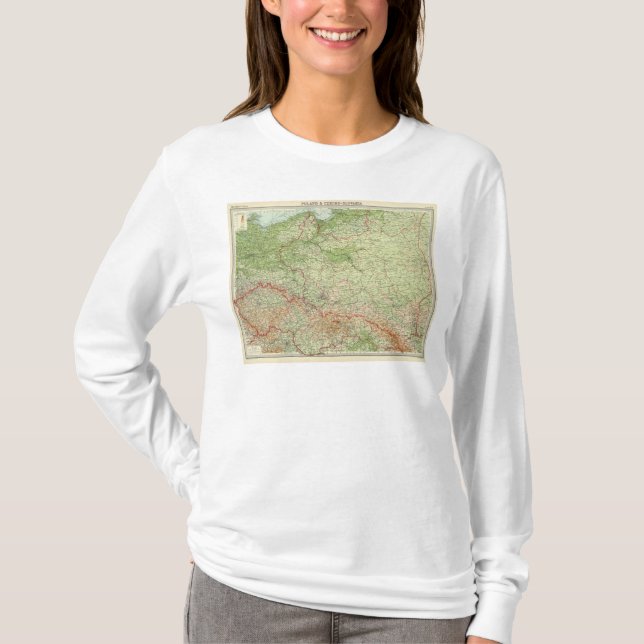 Poland & CzechoSlovakia T-Shirt (Front)