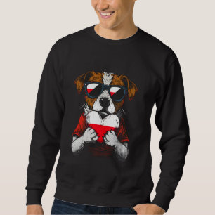 Poland Dog Polish Flag Polska Polish Roots Polish Sweatshirt