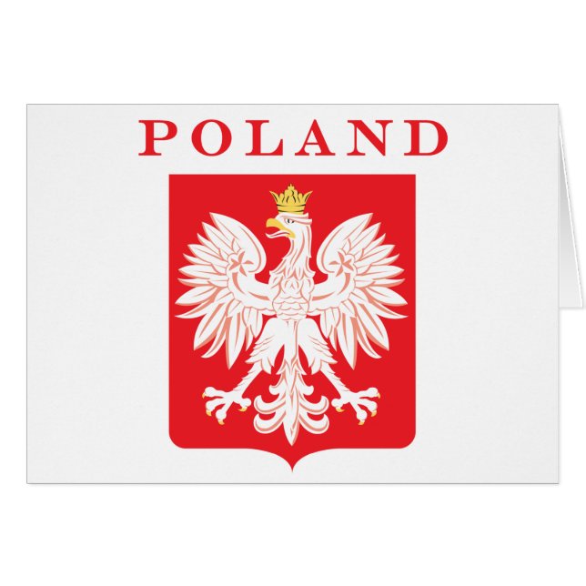 Poland Eagle Red Shield (Front Horizontal)