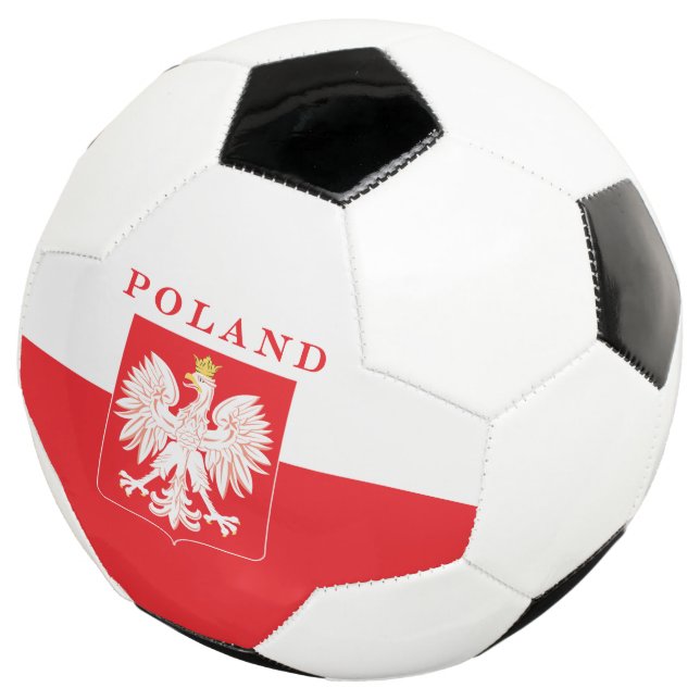 Poland Eagle Red Shield Football (Three Quarter)