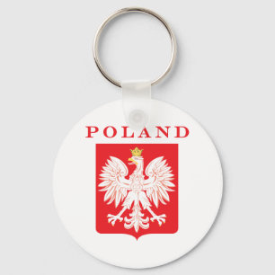 Poland Eagle Red Shield Key Ring