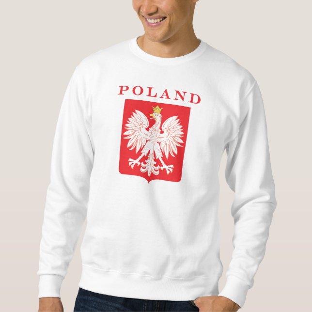 Poland Eagle Red Shield Sweatshirt (Front)