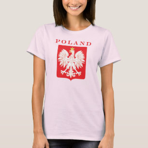 Poland Eagle Red Shield T-Shirt
