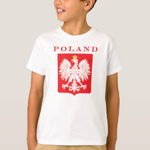 Poland Eagle Red Shield T-Shirt
