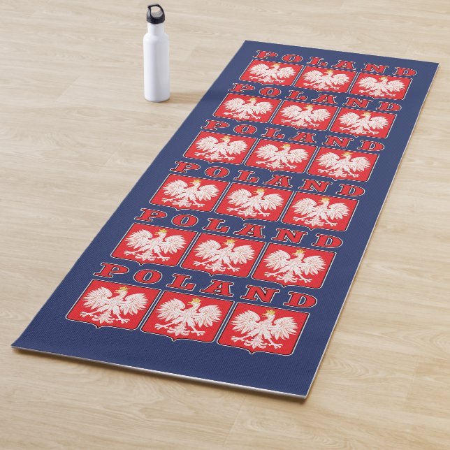Poland Eagle Shields Yoga Mat (In Situ)