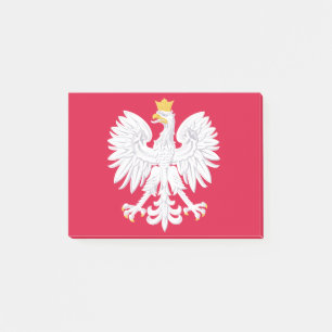 poland emblem post-it notes