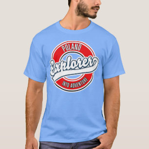 Poland explorer into adventure logo T-Shirt