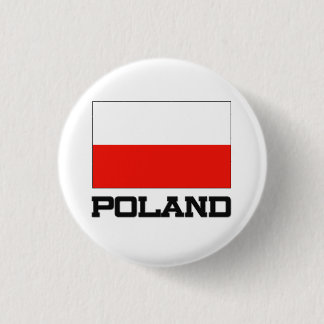 Poland Flag 3 Cm Round Badge