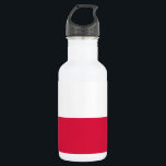 Poland Flag 532 Ml Water Bottle<br><div class="desc">Patriotic flag of Poland.</div>