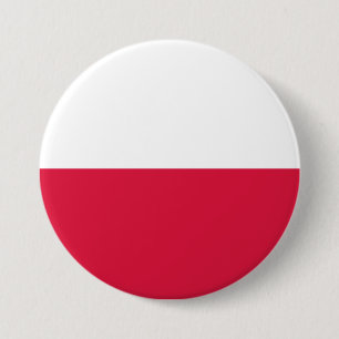 Poland Flag 7.5 Cm Round Badge