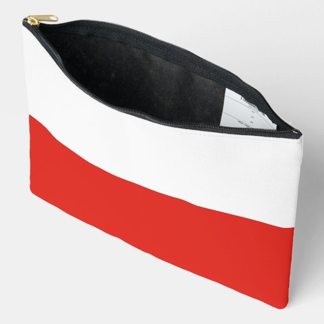 Poland flag accessory pouch (Open)