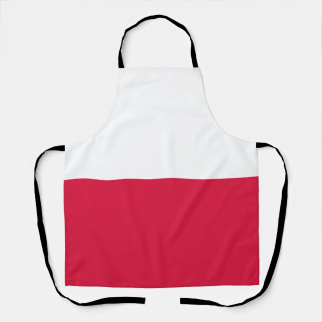 Poland Flag Apron (Front)