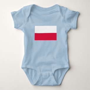 Poland Flag Baby Bodysuit