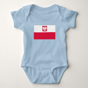 Poland Flag Baby Bodysuit