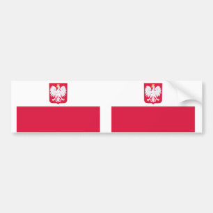 Poland flag bumper sticker