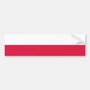 Poland Flag Bumper Sticker