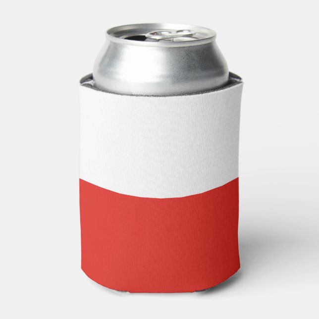 Poland flag can cooler (Can Front)
