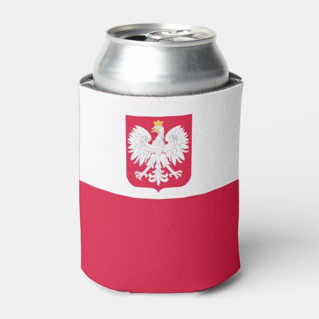Poland Flag Can Cooler (Can Front)