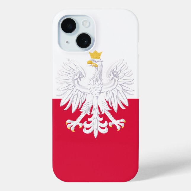 Poland Flag Case-Mate iPhone Case (Back)