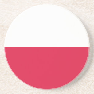 Poland Flag Coaster