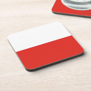 Poland flag coaster